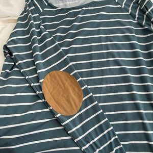 Striped tunic top
